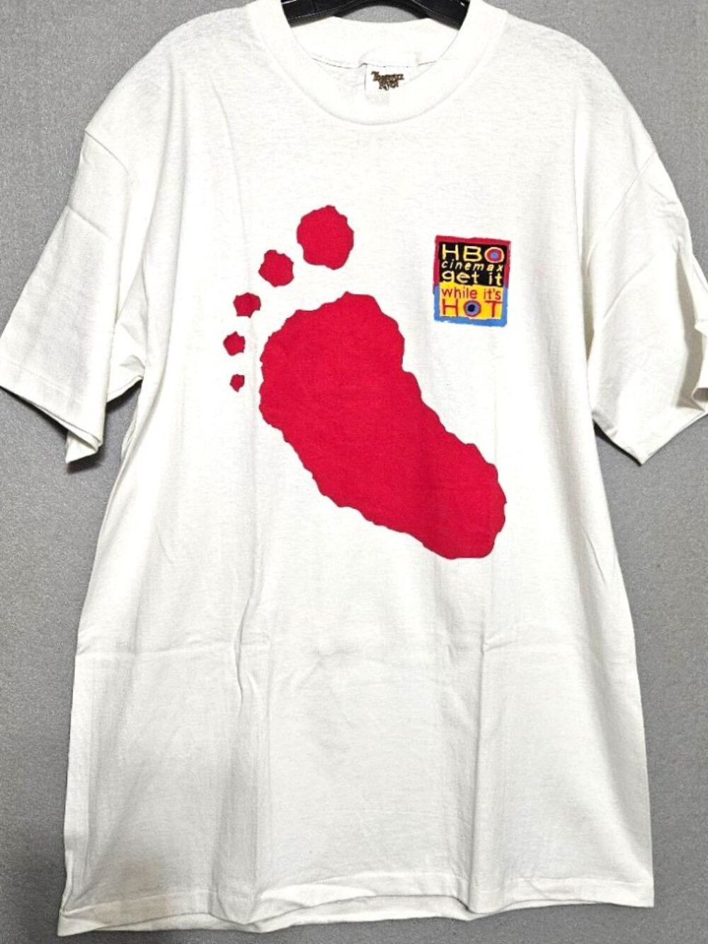 Deadstock Single Stitch T-Shirt HBO Cinemax Get It While It's Hot USA Cotton XL